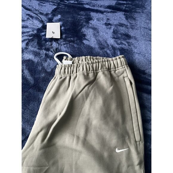 Nike NikeLab Heavyweight Fleece Pants Mens Sz Large Light Army White CW5460-320 - Picture 3 of 9